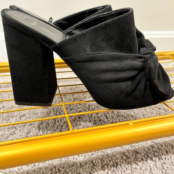 mule sandals block heel - Picture 1 of 4